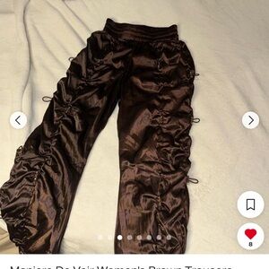 Maniere De Voir Women's Brown Trousers